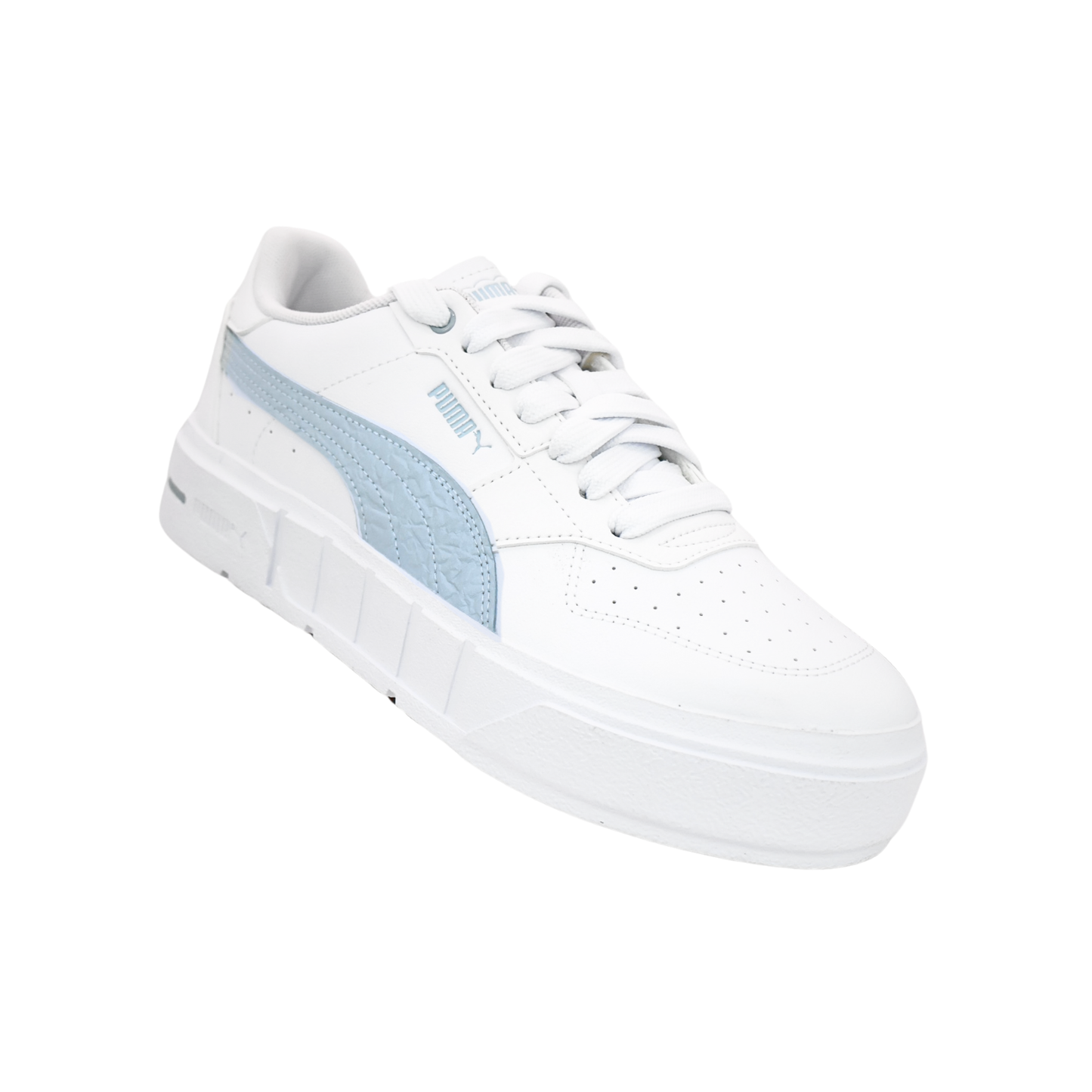 Tenis Puma Cali Court Casuales Mujer - 39871902 Blanco / Azul Plataforma