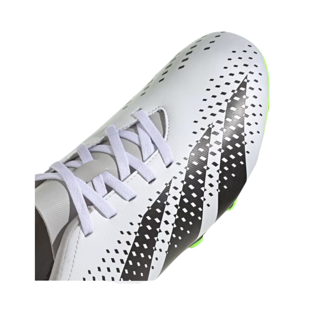 Tenis Adidas Predator Accuracy .4 FxG  Para Futbol - GZ0013 Blanco/Negro/Verde