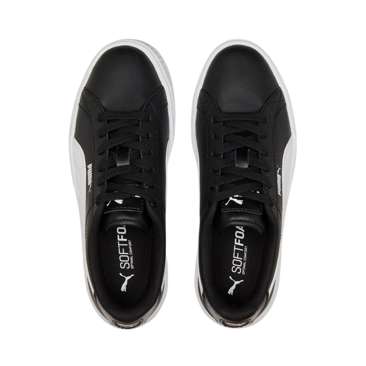 Tenis Puma Karmen L Plataforma Mujer - 38737402 Negro / Blanco Chunky
