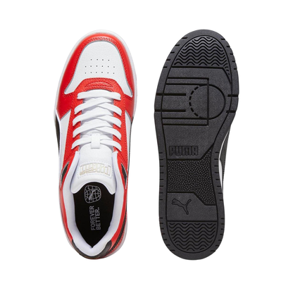Tenis Puma Rbd Game Low Hombre - 38637320 Blanco / Rojo Casuales Urbanos