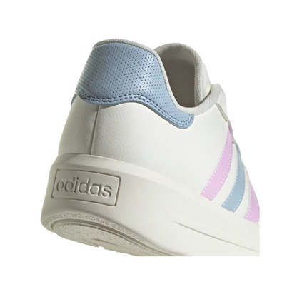 Tenis Adidas Court Plataform Para Mujer-IE9987  Beige/Lila/Azul