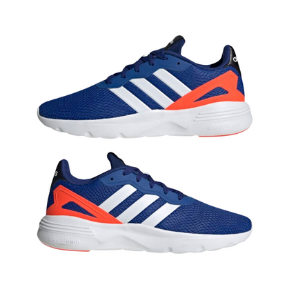 Tenis Adidas Nebzed  Para Hombre - HP7863 Azul/Blanco/Rojo