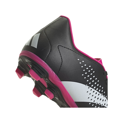 Tenis Adidas Predator Accuracy.4 FG Para Futbol - GW4604  Negro/Blanco/Rosa