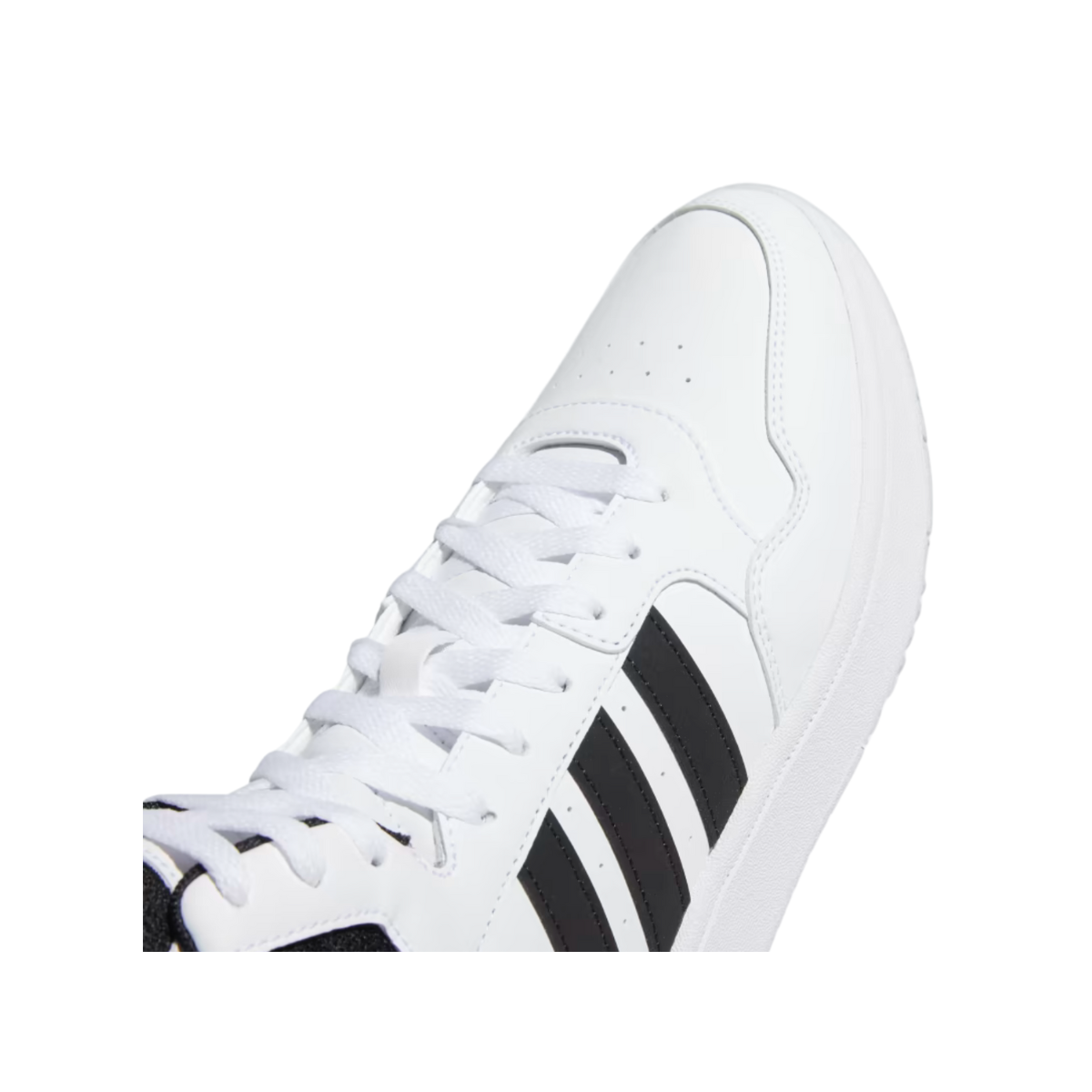 Tenis Adidas Hoops 3.0 Mid  Unisex - GW3019 Blanco/Negro
