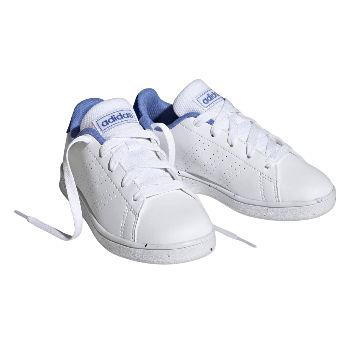 Tenis Adidas Advantage K Unisex- HO6160 Blanco/Azul