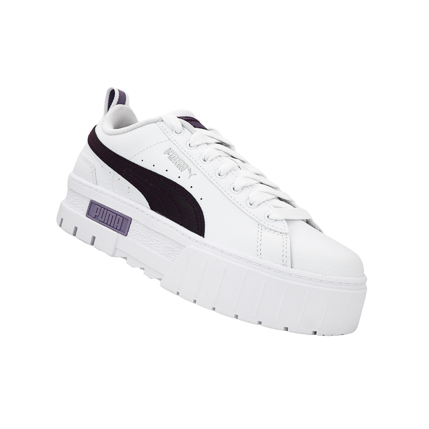 Tenis Puma Mayze Lth Casuales Mujer - 38452729 Blancos Plataforma Chunky
