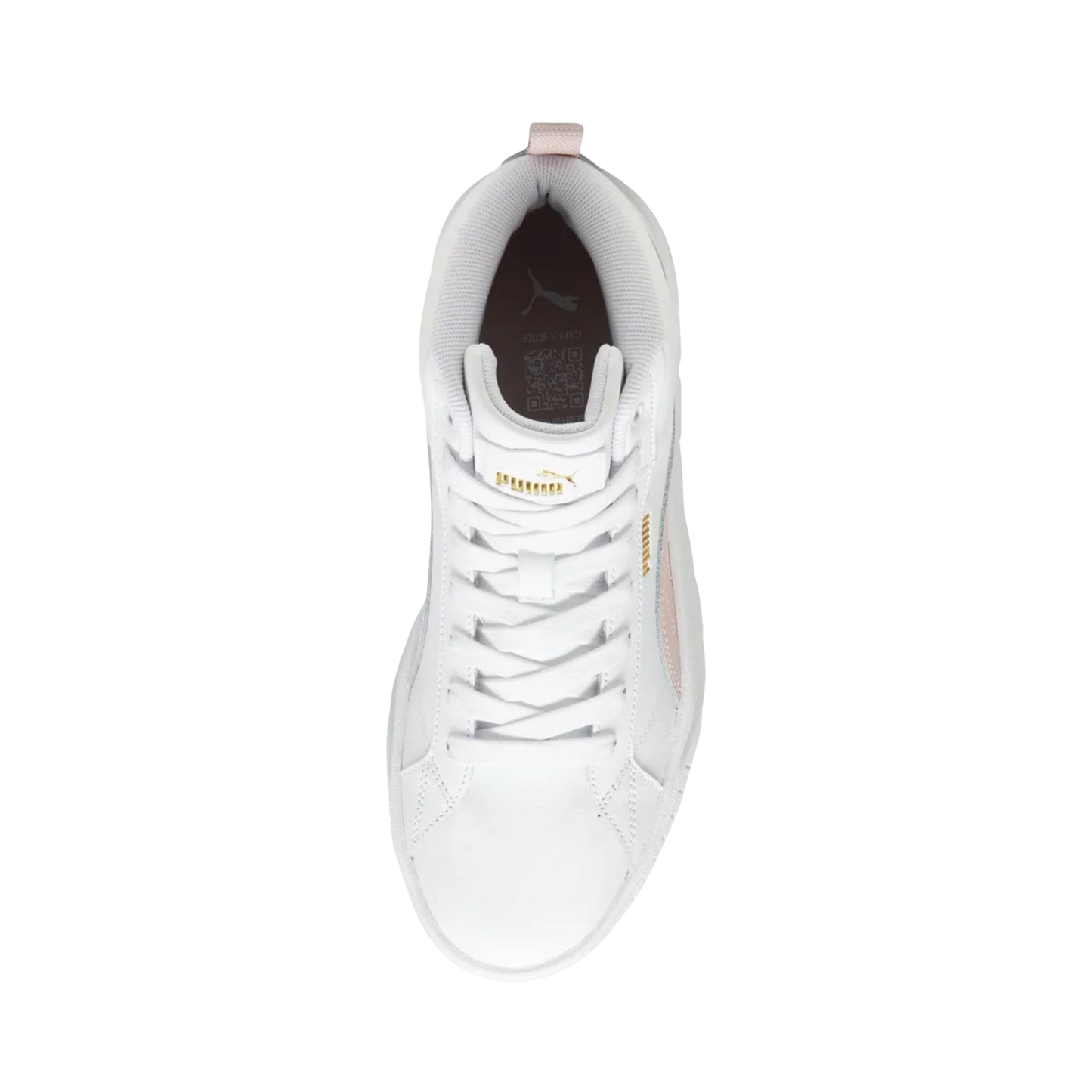 Tenis Puma Karmen Ii Mid Bota Urbanos Mujer - 39745905 Blanco Plataforma Cómodos