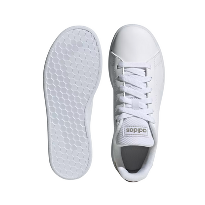 Tenis Adidas Advantage K Para Mujer- FY8875 Blanco/Animal Print