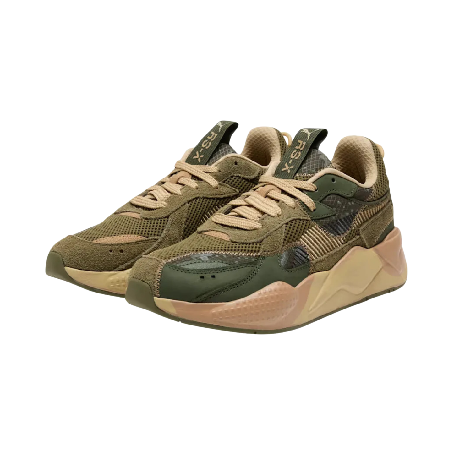 Tenis Puma Rs X Rain Map Hombre - 40209401 Verdes Casuales