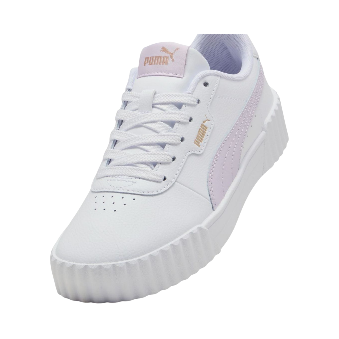 Tenis Puma Carina 3.0 Casuales Mujer - 40036511 Blanco / Lila Modernos