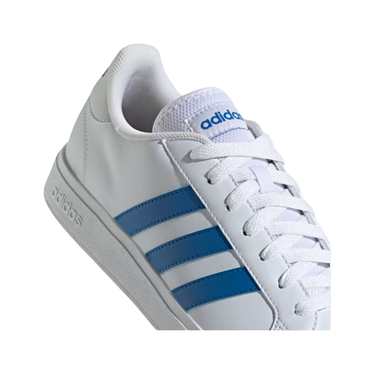 Tenis Adidas Grand Court TD Unisex - ID3022  Blanco/Azul