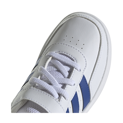 Tenis Adidas Breaknet 2.0 EL K Infantil- IG9810 Blanco/Azul