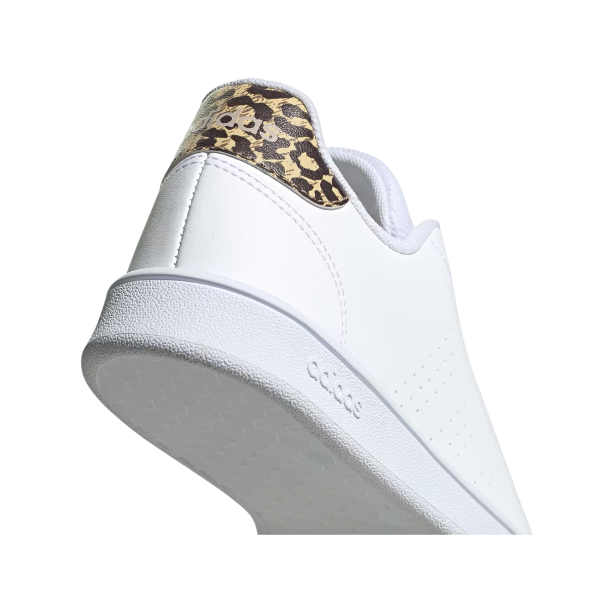 Tenis Adidas Advantage K Para Mujer- FY8875 Blanco/Animal Print