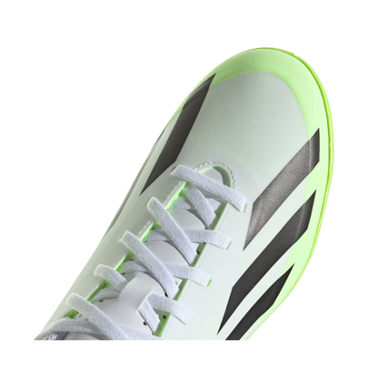 Tenis Adidas X Crazyfast .4 IN Para Futbol IE1586 - Blanco/Verde