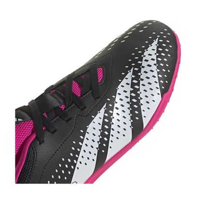 Tenis Adidas Predator Accuracy.4 IN Para Futbol - GW7072 Negro/Blanco/Rosa