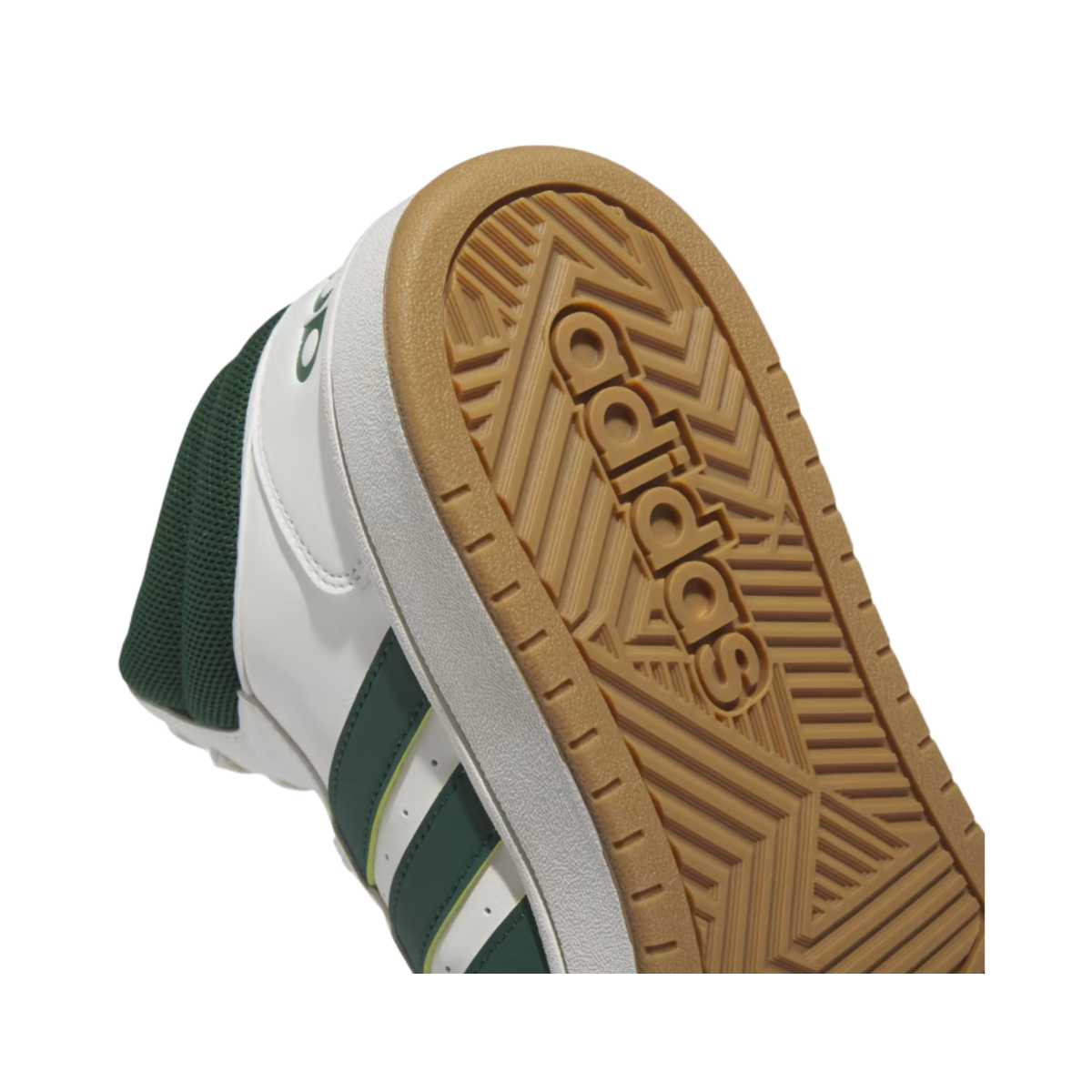 Tenis Adidas Hoops 3.0 Mid - IG5570  Blanco/Verde
