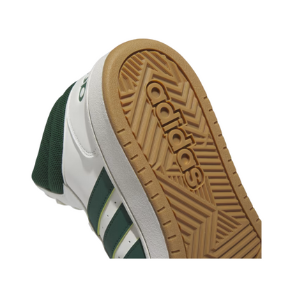 Tenis Adidas Hoops 3.0 Mid - IG5570  Blanco/Verde