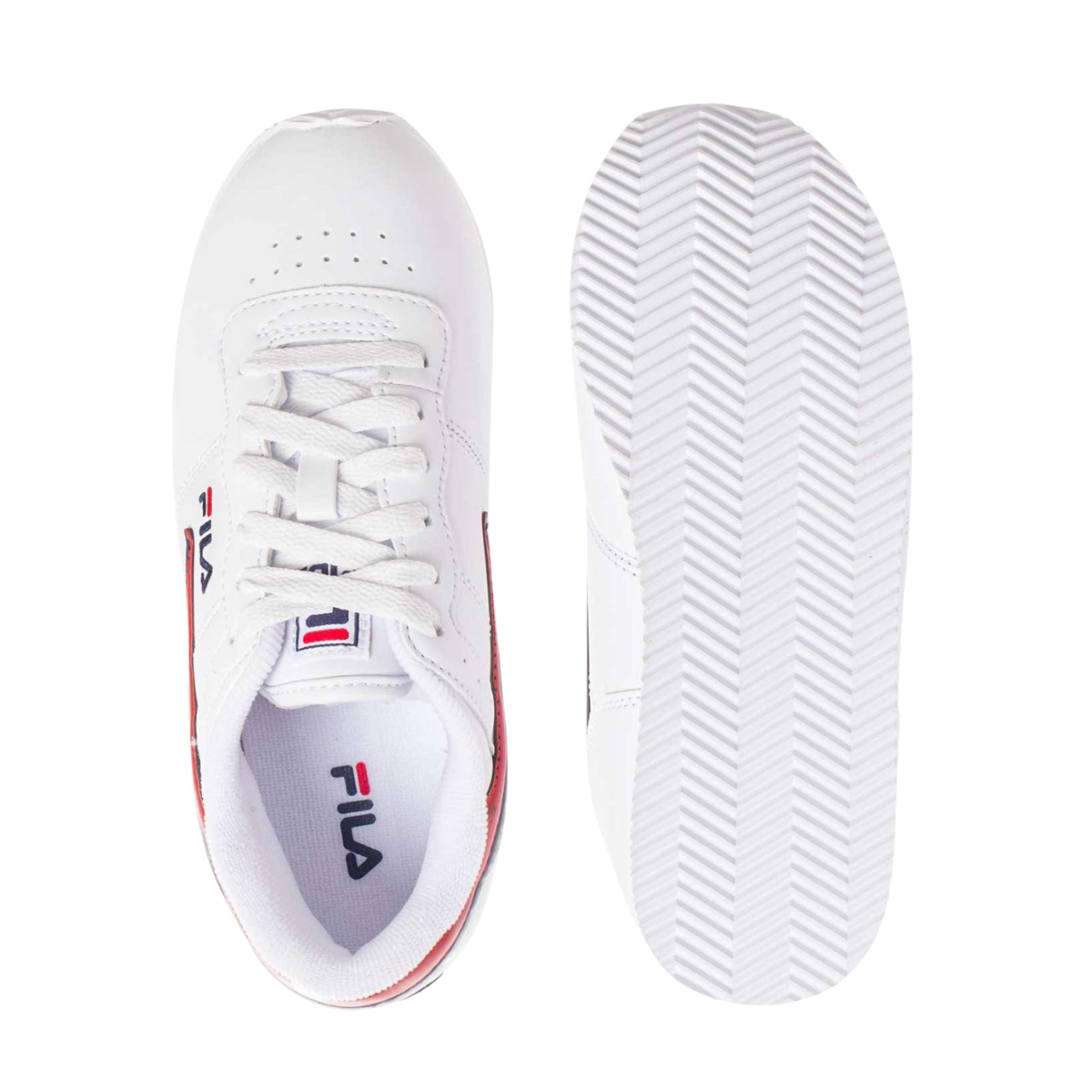 Tenis Fila Machu Sneakers Casual Unisex - 5rm01058126 Blanco