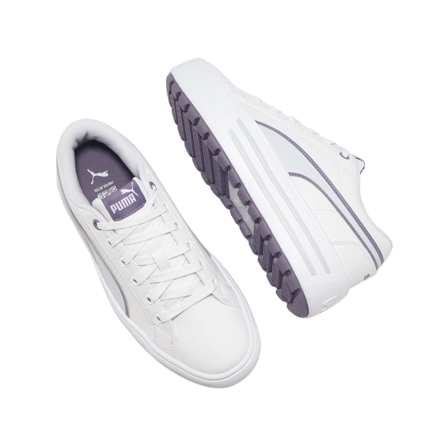 Tenis Puma Kaia 2.0 Urbanos Mujer - 39232008 Blanco / Lila plataforma