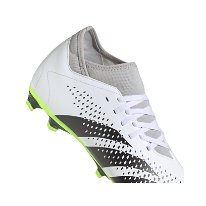 Tenis Adidas Predator Accuracy.4 S FxG Para Futbol - GZ0016 Blanco/Negro/Verde