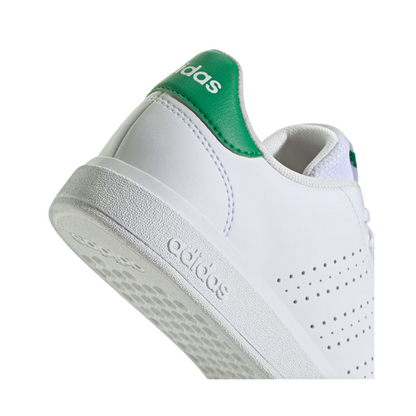 Tenis Adidas Advantage K Unisex - GY6995 Blanco/Verde
