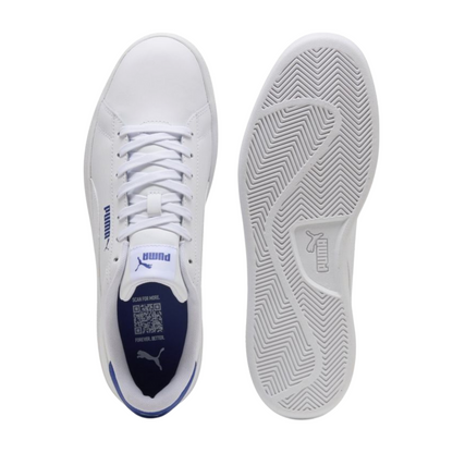 Tenis Puma Smash 3.0 L Moda Urbana Casual Unisex - 39098724 Blancos/Azul