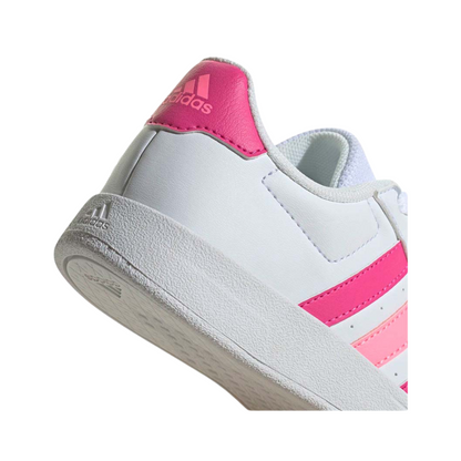 Tenis Breaknet 2.0 K Para Mujer -HP8959 Blanco/Rosa