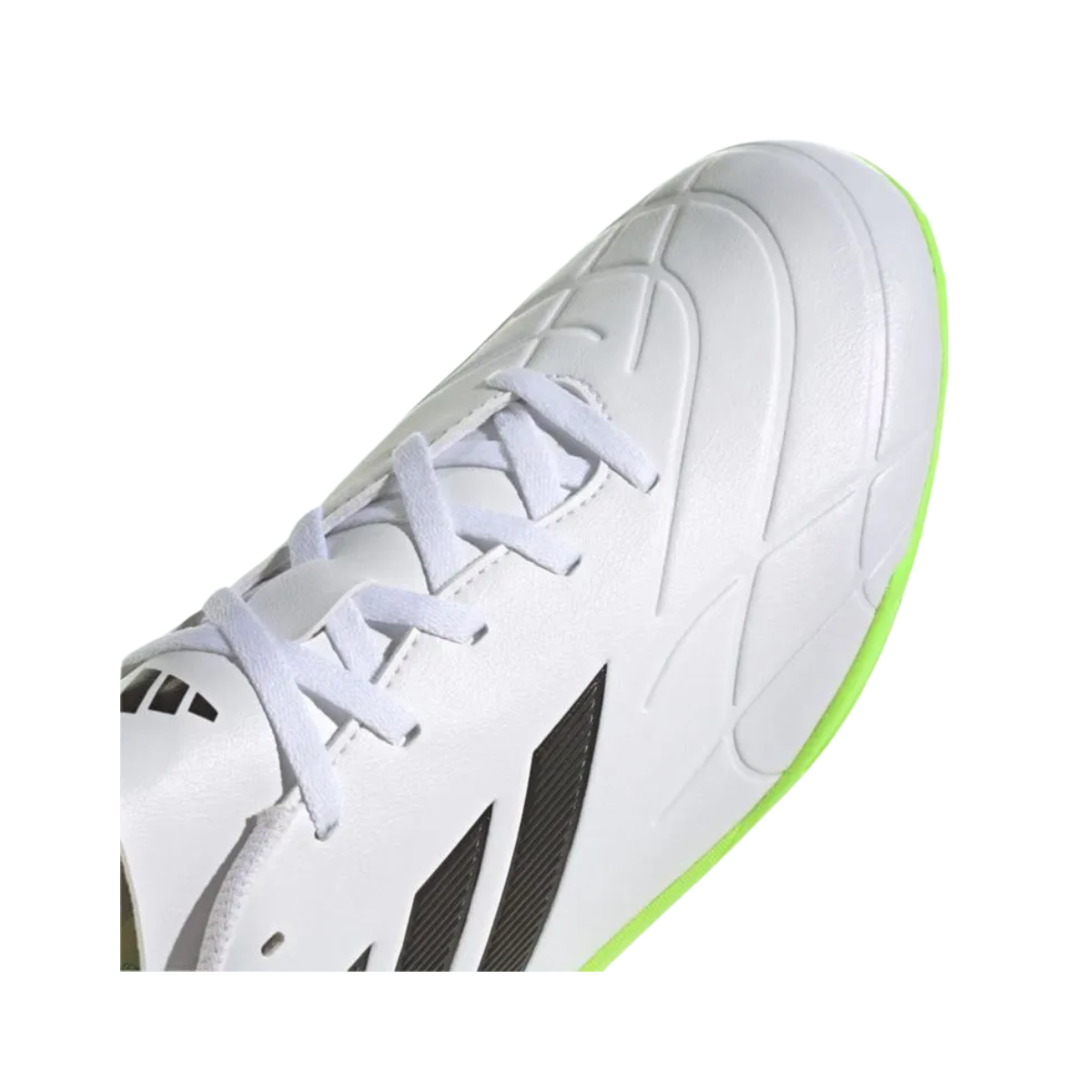 Tenis Adidas Copa Pure.4 IN  Para Futbol - GZ2537 Blanco/Verde