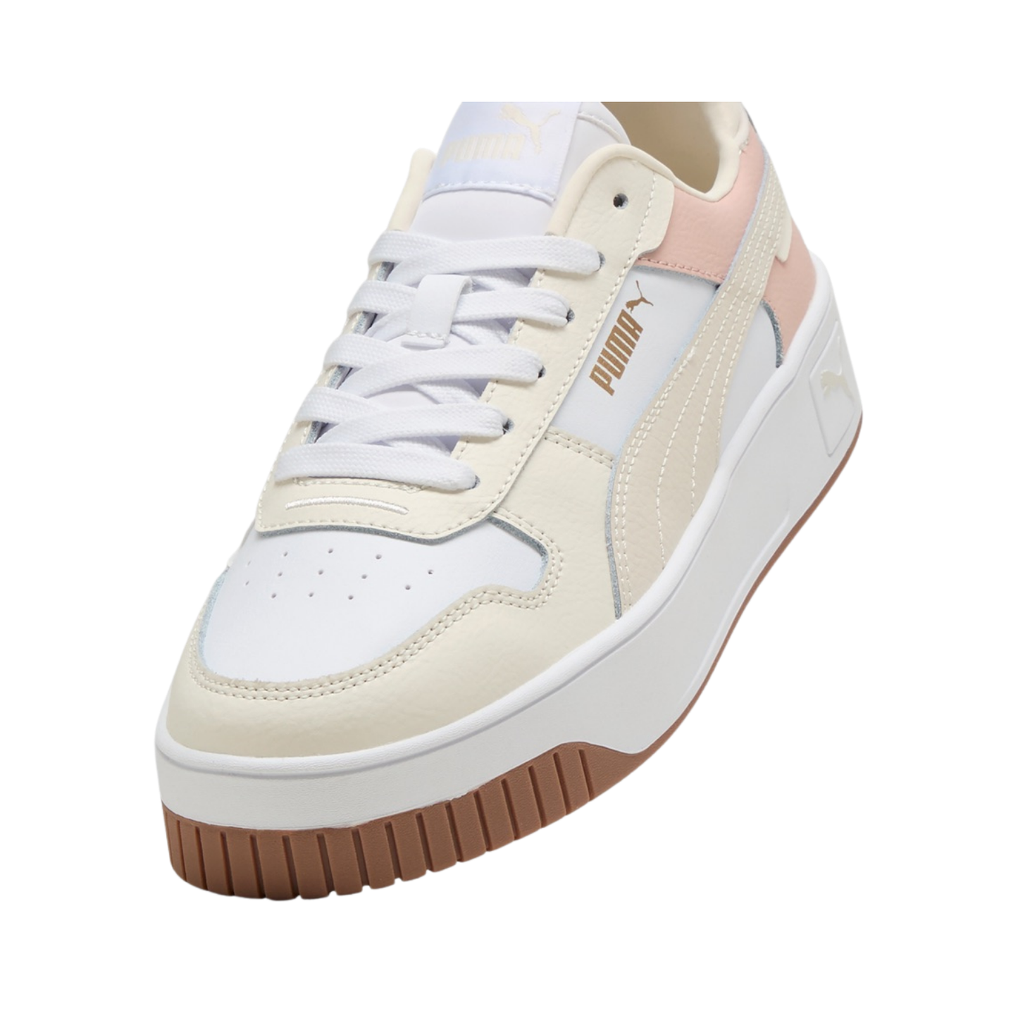 Tenis Puma Carina Street Urbanos Mujer - 38939042 Blanco / Beige Chunky  Plataforma