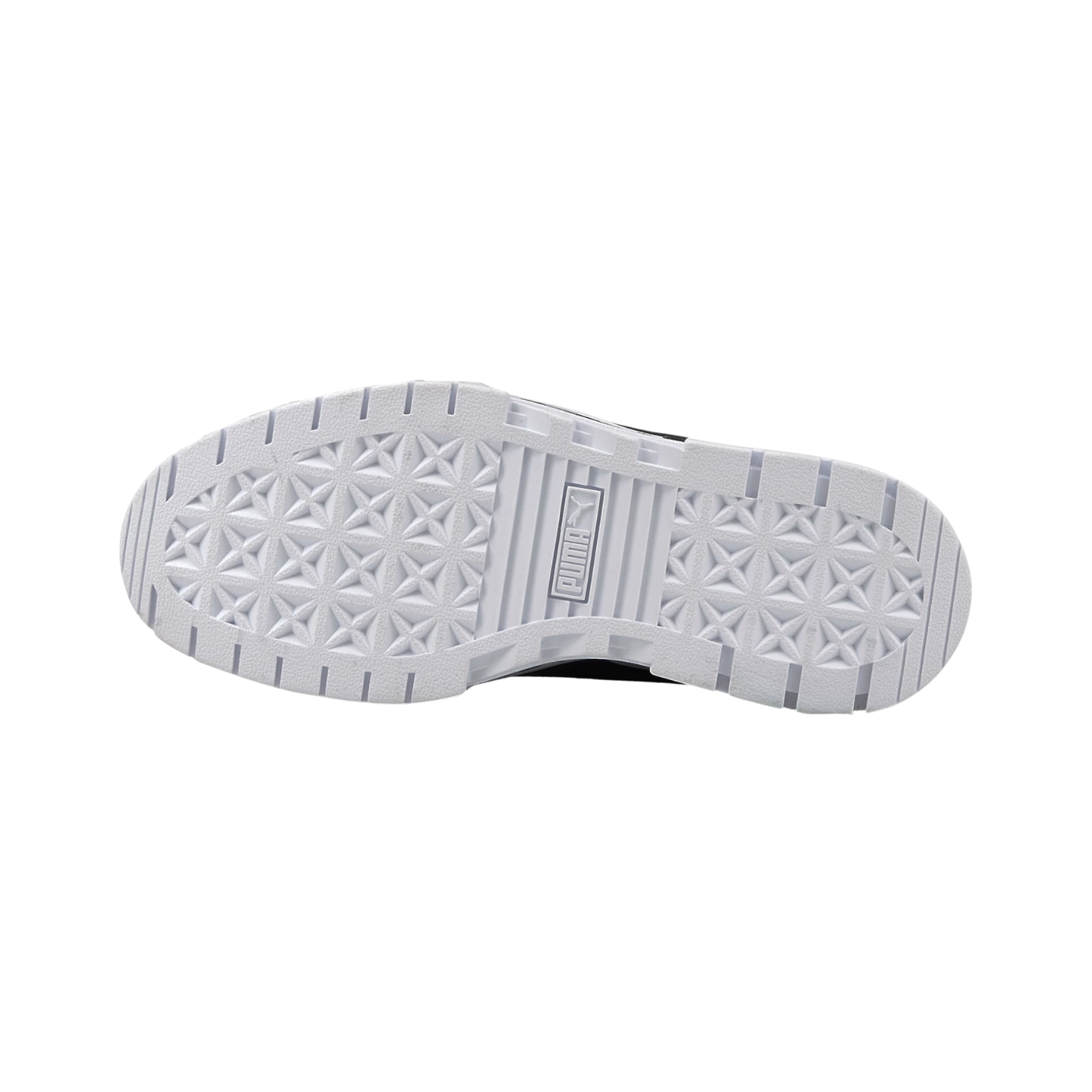 Tenis Puma Mayze Lth Urbanos Mujer - 38198301 Blanco / Negro Plataforma