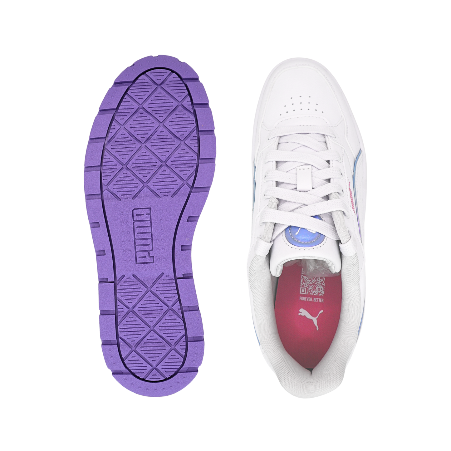Tenis Puma Karmen Ii Idol Bouncy Sky Mujer - 39976001 Blanco Chunky
